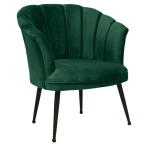 Luxe Velvet Schelp Fauteuil Mila